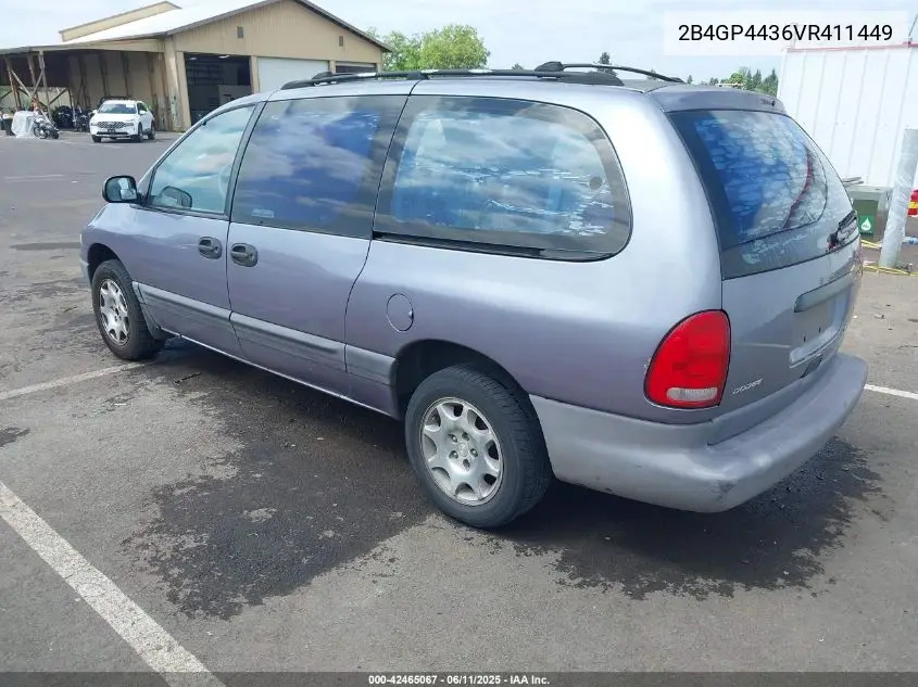 1997 Dodge Grand Caravan Se VIN: 2B4GP4436VR411449 Lot: 42465067