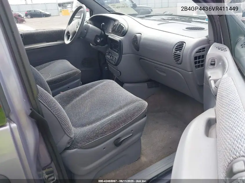 1997 Dodge Grand Caravan Se VIN: 2B4GP4436VR411449 Lot: 42465067