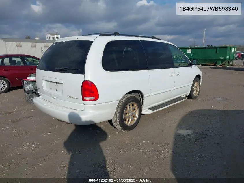 1998 Dodge Grand Caravan Es/Le VIN: 1B4GP54L7WB698340 Lot: 41252162