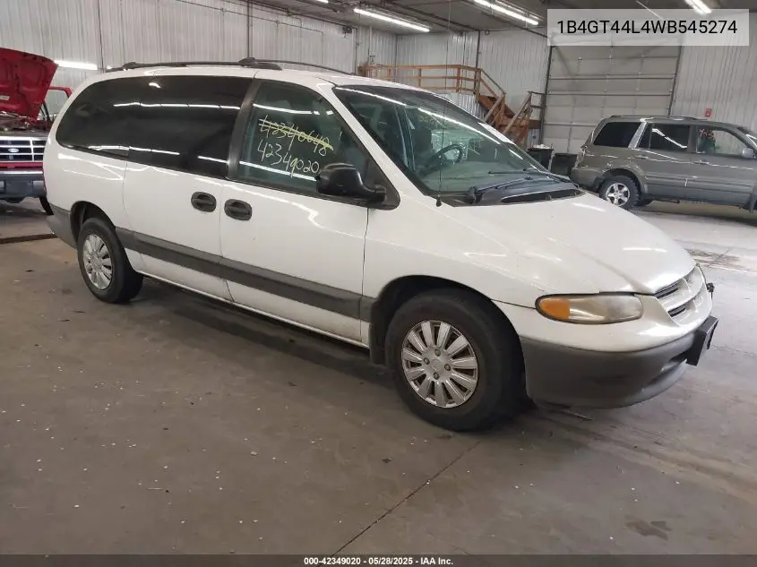 1998 Dodge Grand Caravan Se VIN: 1B4GT44L4WB545274 Lot: 42349020