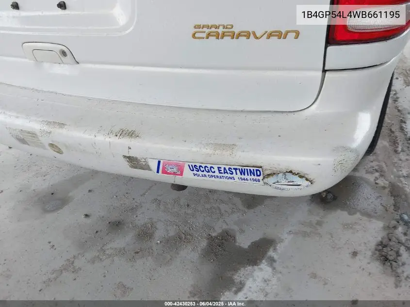 1998 Dodge Grand Caravan Es/Le VIN: 1B4GP54L4WB661195 Lot: 42430253