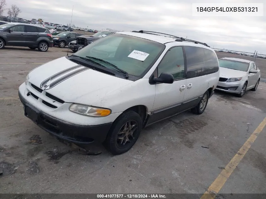 1999 Dodge Grand Caravan Le VIN: 1B4GP54L0XB531321 Lot: 41077577