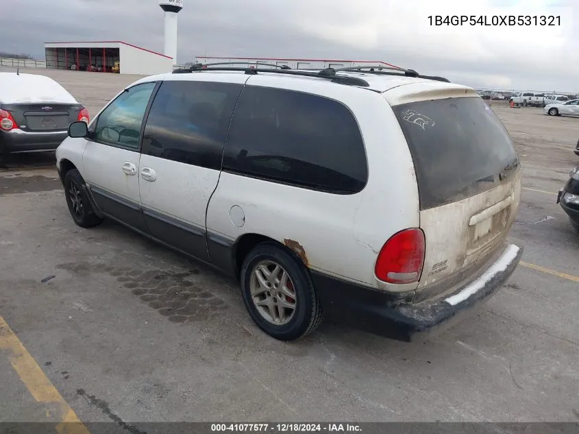 1999 Dodge Grand Caravan Le VIN: 1B4GP54L0XB531321 Lot: 41077577