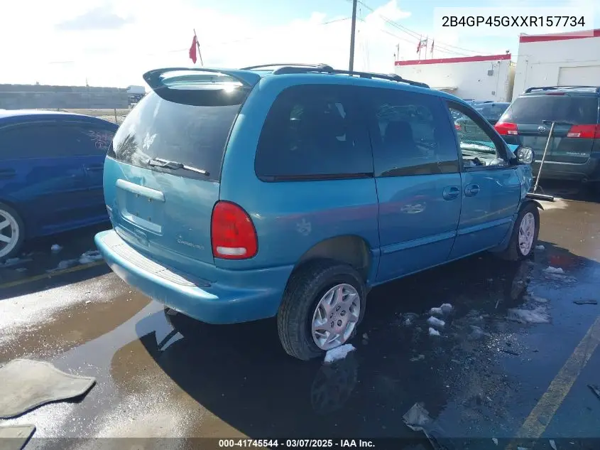 1999 Dodge Caravan Se VIN: 2B4GP45GXXR157734 Lot: 41745544