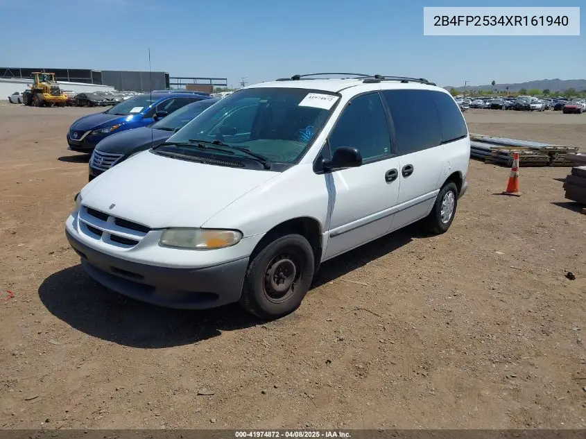 1999 Dodge Caravan VIN: 2B4FP2534XR161940 Lot: 41974872