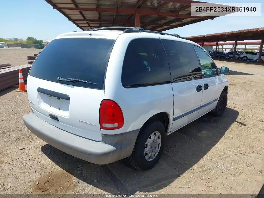 1999 Dodge Caravan VIN: 2B4FP2534XR161940 Lot: 41974872