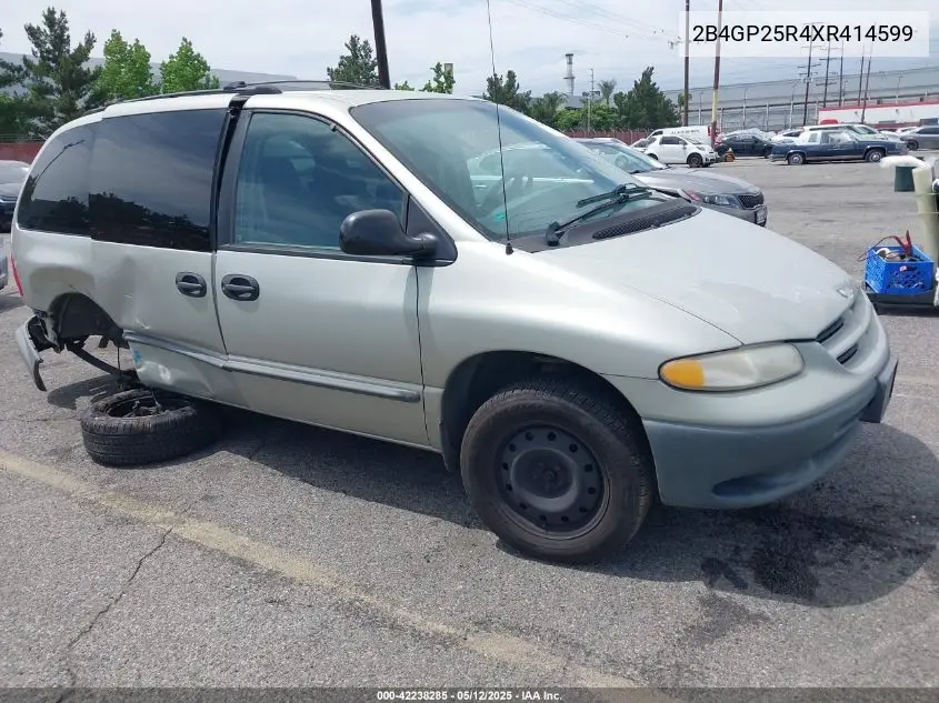 1999 Dodge Caravan VIN: 2B4GP25R4XR414599 Lot: 42238285