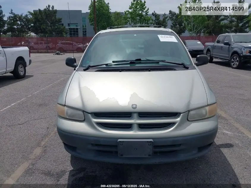 1999 Dodge Caravan VIN: 2B4GP25R4XR414599 Lot: 42238285