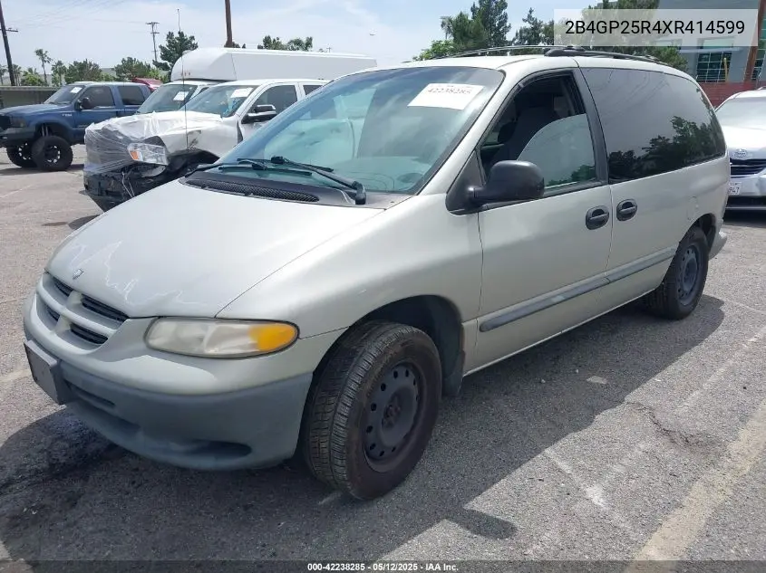 1999 Dodge Caravan VIN: 2B4GP25R4XR414599 Lot: 42238285