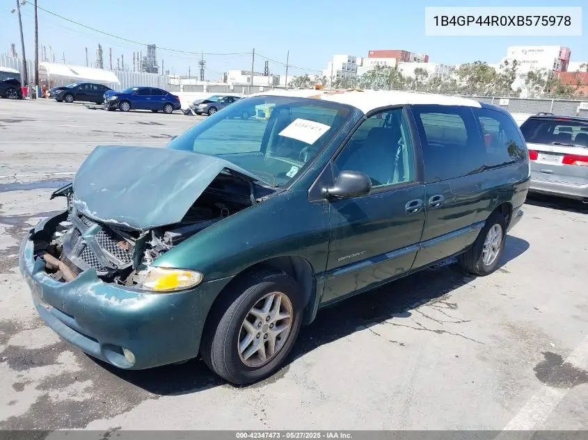 1999 Dodge Grand Caravan Se VIN: 1B4GP44R0XB575978 Lot: 42347473