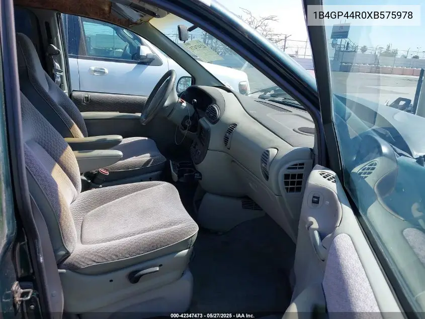1999 Dodge Grand Caravan Se VIN: 1B4GP44R0XB575978 Lot: 42347473