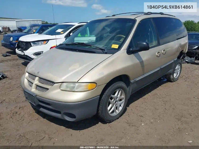 1999 Dodge Grand Caravan Le VIN: 1B4GP54L9XB614861 Lot: 42376861