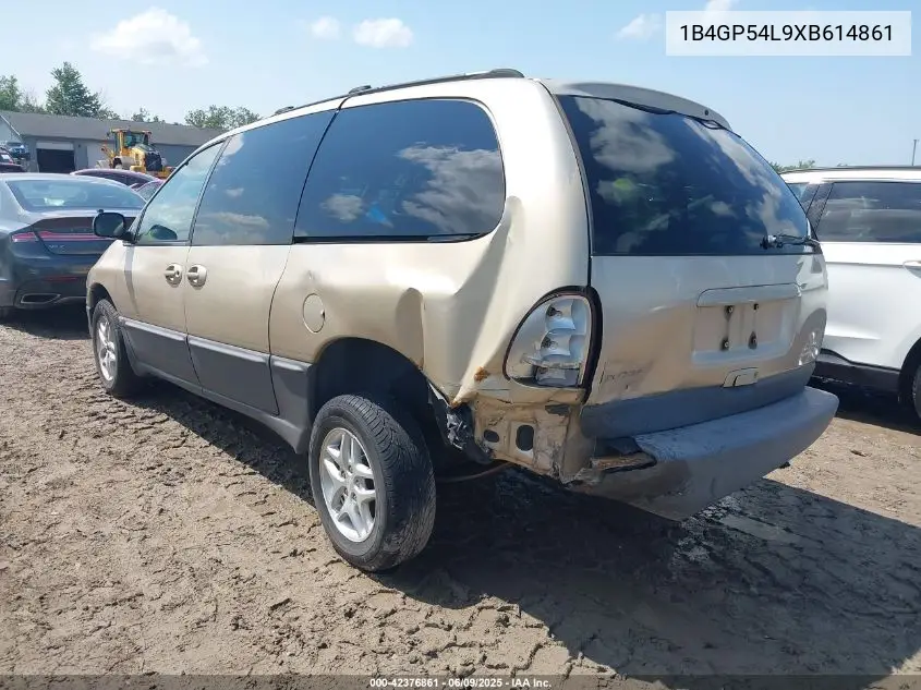 1999 Dodge Grand Caravan Le VIN: 1B4GP54L9XB614861 Lot: 42376861