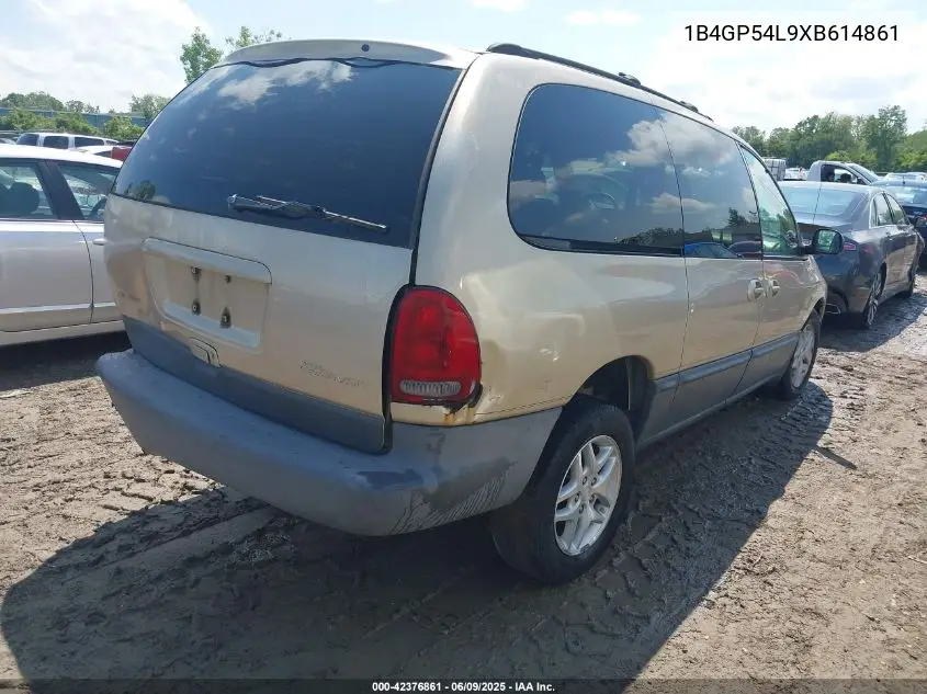 1999 Dodge Grand Caravan Le VIN: 1B4GP54L9XB614861 Lot: 42376861