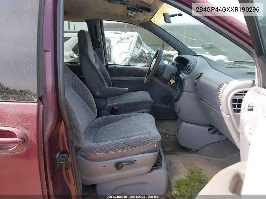 1999 Dodge Grand Caravan Se VIN: 2B4GP44GXXR190296 Lot: 42468010