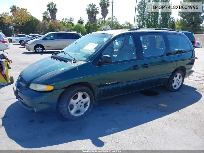 1999 Dodge Grand Caravan Es VIN: 1B4GP74L8XB604995 Lot: 42579849