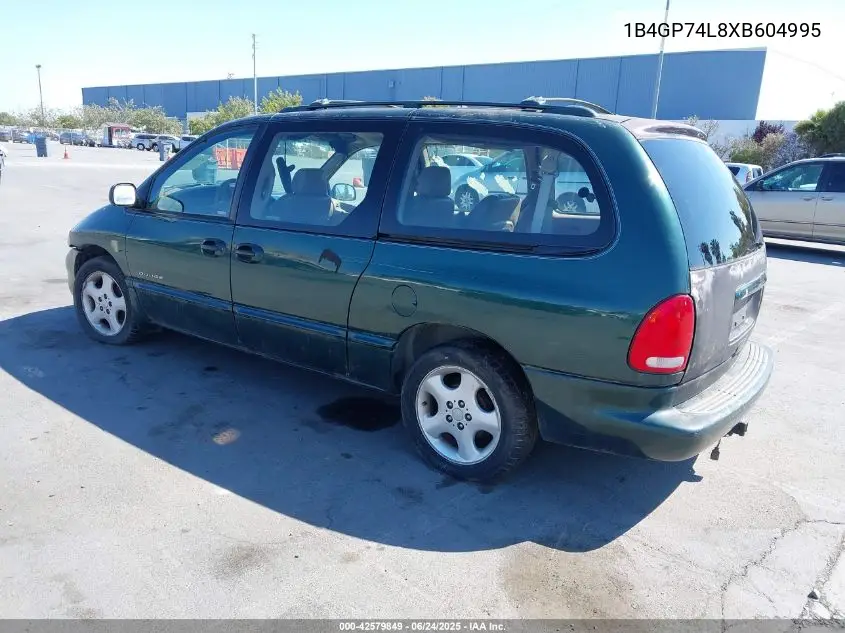 1999 Dodge Grand Caravan Es VIN: 1B4GP74L8XB604995 Lot: 42579849