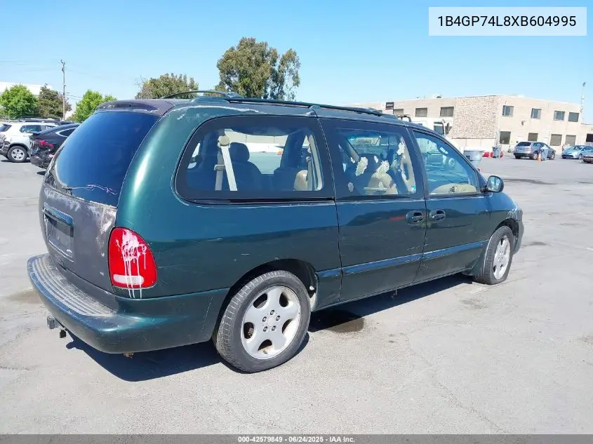 1999 Dodge Grand Caravan Es VIN: 1B4GP74L8XB604995 Lot: 42579849