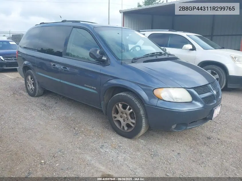 2001 Dodge Grand Caravan Sport VIN: 2B8GP44311R299765 Lot: 42597645