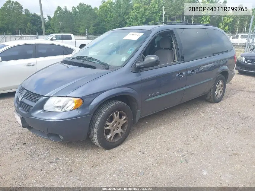 2001 Dodge Grand Caravan Sport VIN: 2B8GP44311R299765 Lot: 42597645