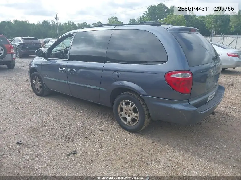 2001 Dodge Grand Caravan Sport VIN: 2B8GP44311R299765 Lot: 42597645