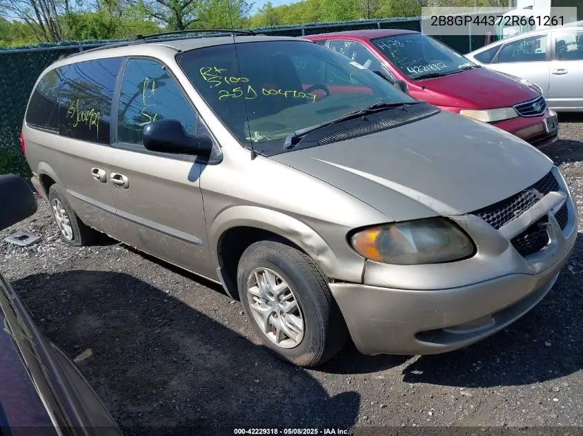 2002 Dodge Grand Caravan Sport VIN: 2B8GP44372R661261 Lot: 42229318