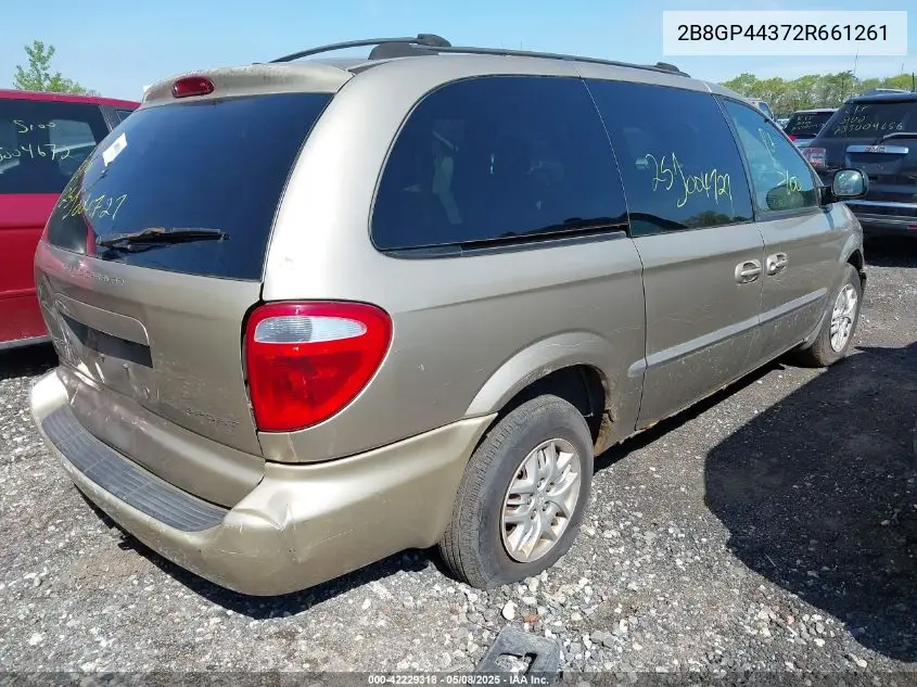 2002 Dodge Grand Caravan Sport VIN: 2B8GP44372R661261 Lot: 42229318
