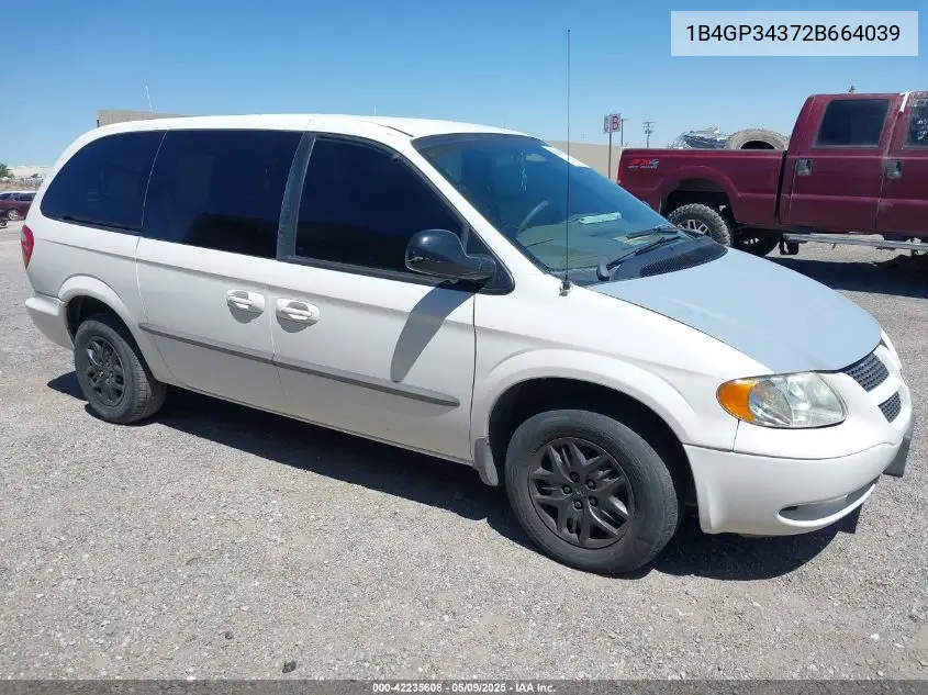 2002 Dodge Grand Caravan El VIN: 1B4GP34372B664039 Lot: 42235608