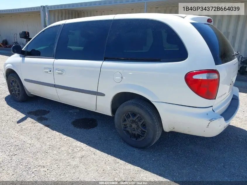 2002 Dodge Grand Caravan El VIN: 1B4GP34372B664039 Lot: 42235608
