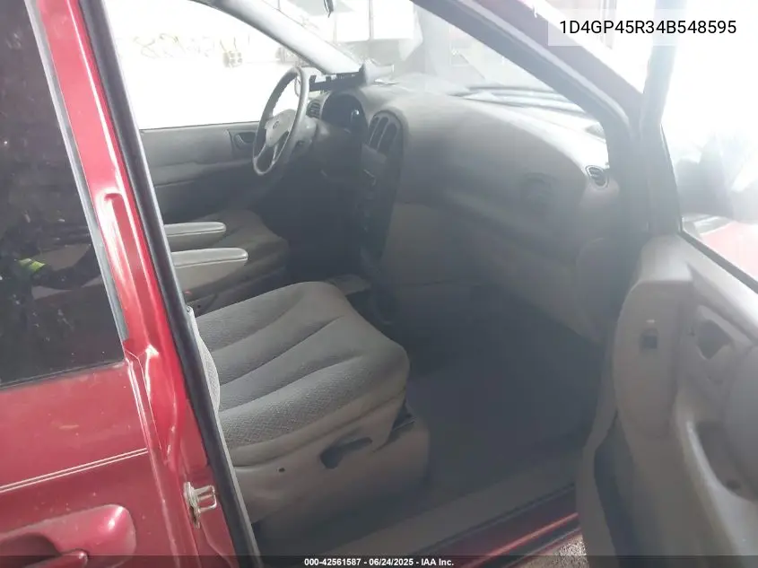 2004 Dodge Caravan Sxt VIN: 1D4GP45R34B548595 Lot: 42561587