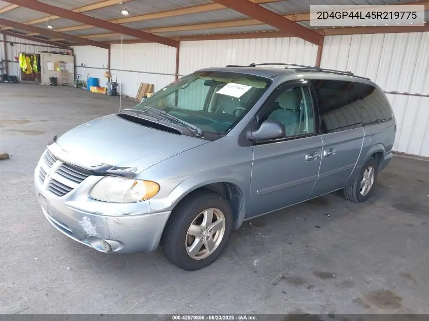 2005 Dodge Grand Caravan Sxt VIN: 2D4GP44L45R219775 Lot: 42570856