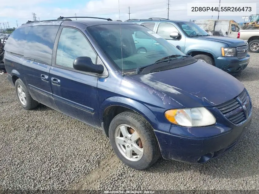 2005 Dodge Grand Caravan Sxt VIN: 2D8GP44L55R266473 Lot: 42586780