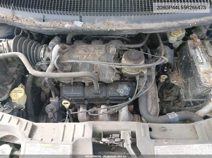 2005 Dodge Grand Caravan Sxt VIN: 2D8GP44L55R266473 Lot: 42586780