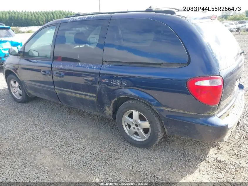 2005 Dodge Grand Caravan Sxt VIN: 2D8GP44L55R266473 Lot: 42586780