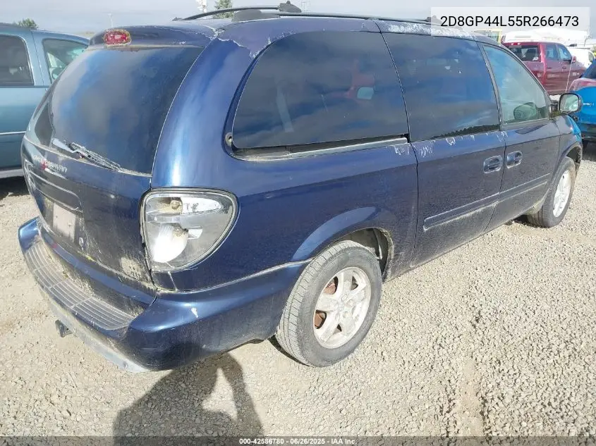 2005 Dodge Grand Caravan Sxt VIN: 2D8GP44L55R266473 Lot: 42586780