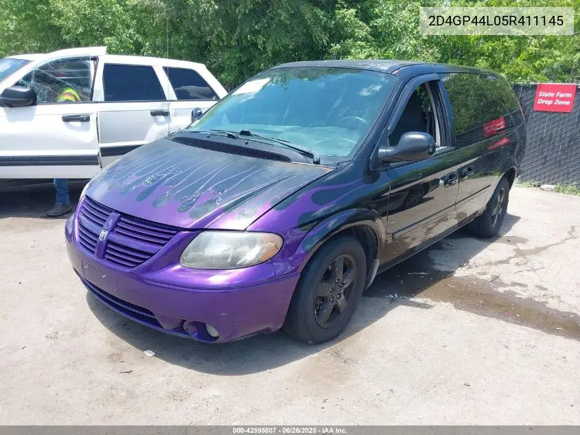 2005 Dodge Grand Caravan Sxt VIN: 2D4GP44L05R411145 Lot: 42595807