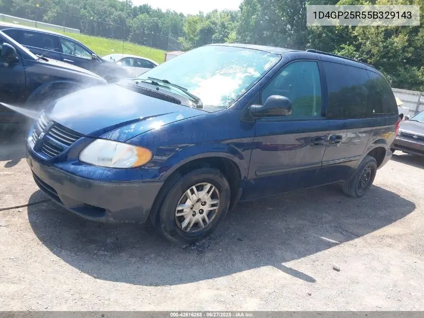 2005 Dodge Caravan Se VIN: 1D4GP25R55B329143 Lot: 42616268