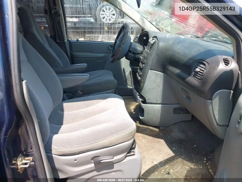 2005 Dodge Caravan Se VIN: 1D4GP25R55B329143 Lot: 42616268