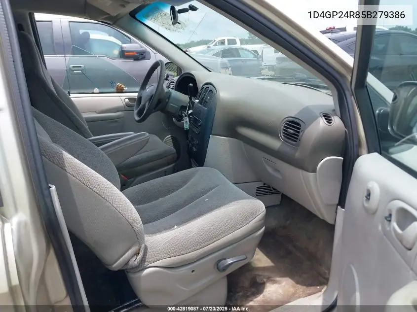 2005 Dodge Grand Caravan Se VIN: 1D4GP24R85B279386 Lot: 42819087
