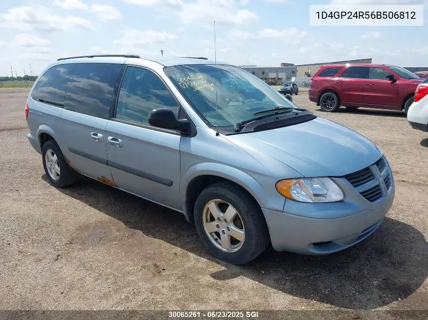 2006 Dodge Grand Caravan Se VIN: 1D4GP24R56B506812 Lot: 30065261