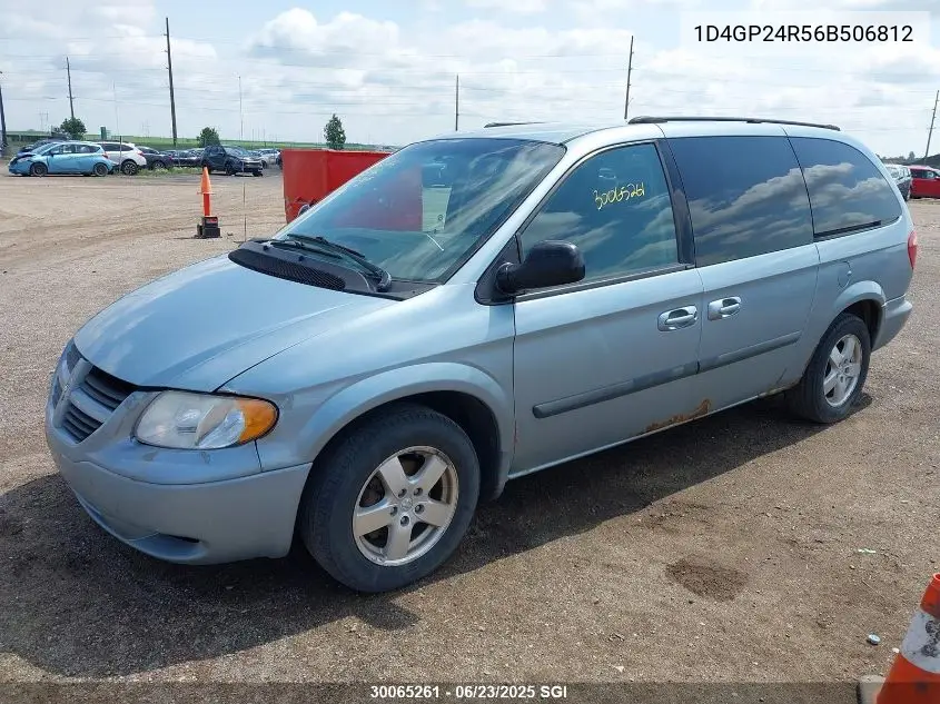 2006 Dodge Grand Caravan Se VIN: 1D4GP24R56B506812 Lot: 30065261