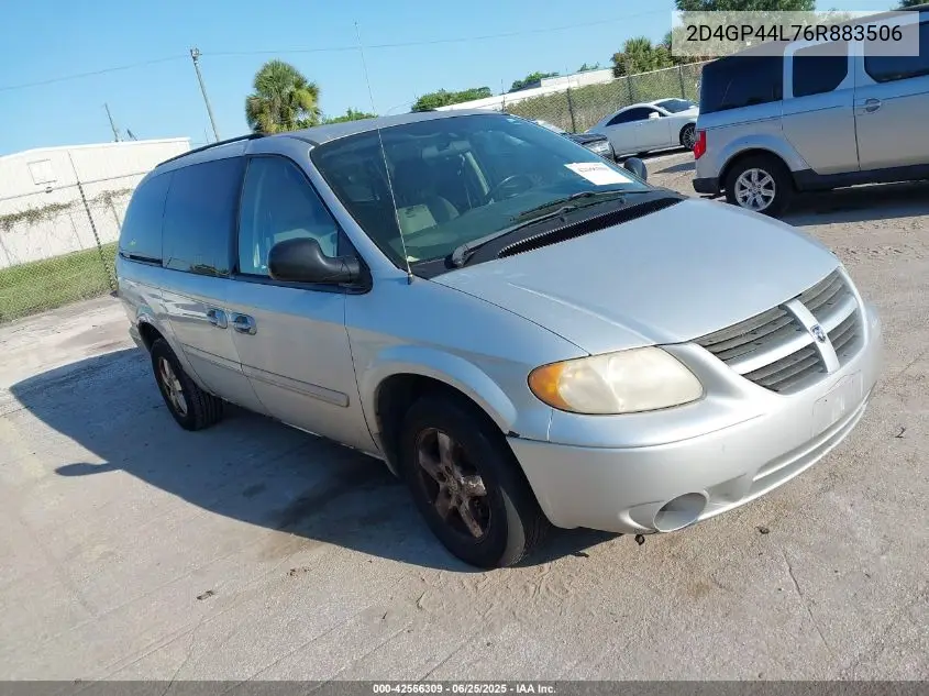 2006 Dodge Grand Caravan Sxt VIN: 2D4GP44L76R883506 Lot: 42566309
