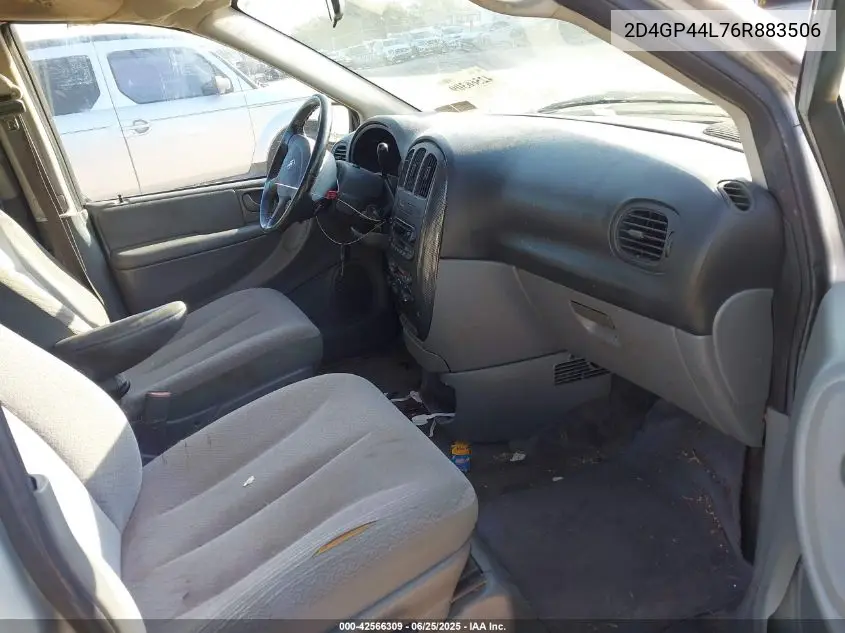 2006 Dodge Grand Caravan Sxt VIN: 2D4GP44L76R883506 Lot: 42566309