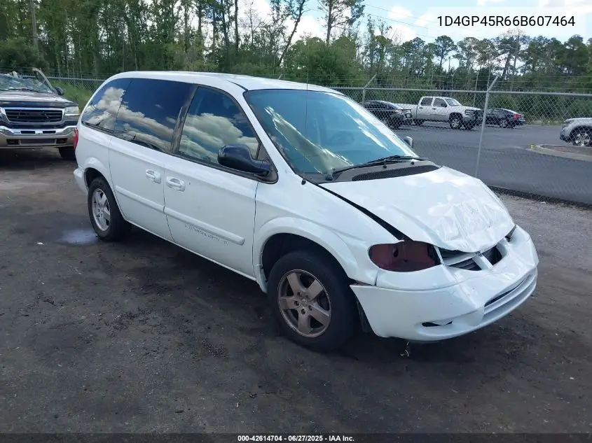 2006 Dodge Caravan Sxt VIN: 1D4GP45R66B607464 Lot: 42614704