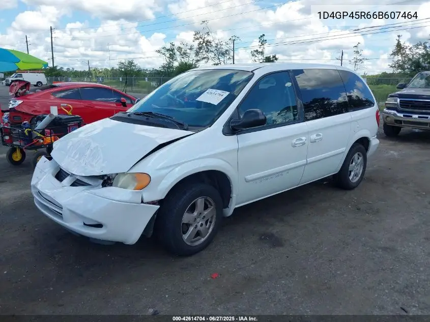 2006 Dodge Caravan Sxt VIN: 1D4GP45R66B607464 Lot: 42614704
