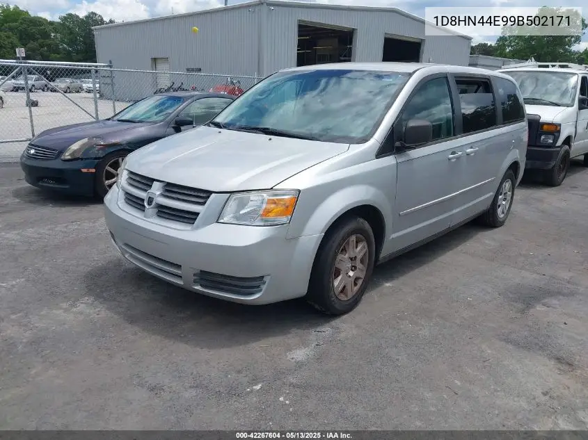 2009 Dodge Grand Caravan Se VIN: 1D8HN44E99B502171 Lot: 42267604