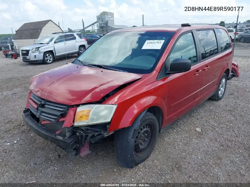 2009 Dodge Grand Caravan Se VIN: 2D8HN44E89R590177 Lot: 42824703