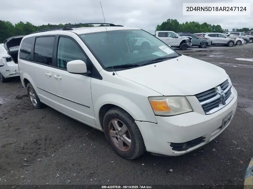 2010 Dodge Grand Caravan Sxt VIN: 2D4RN5D18AR247124 Lot: 42257538