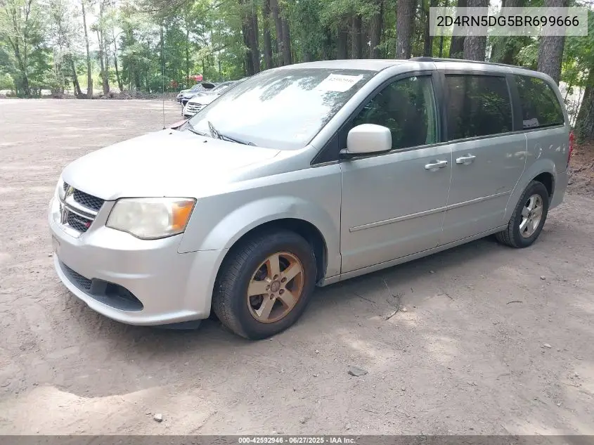 2011 Dodge Grand Caravan Crew VIN: 2D4RN5DG5BR699666 Lot: 42592946