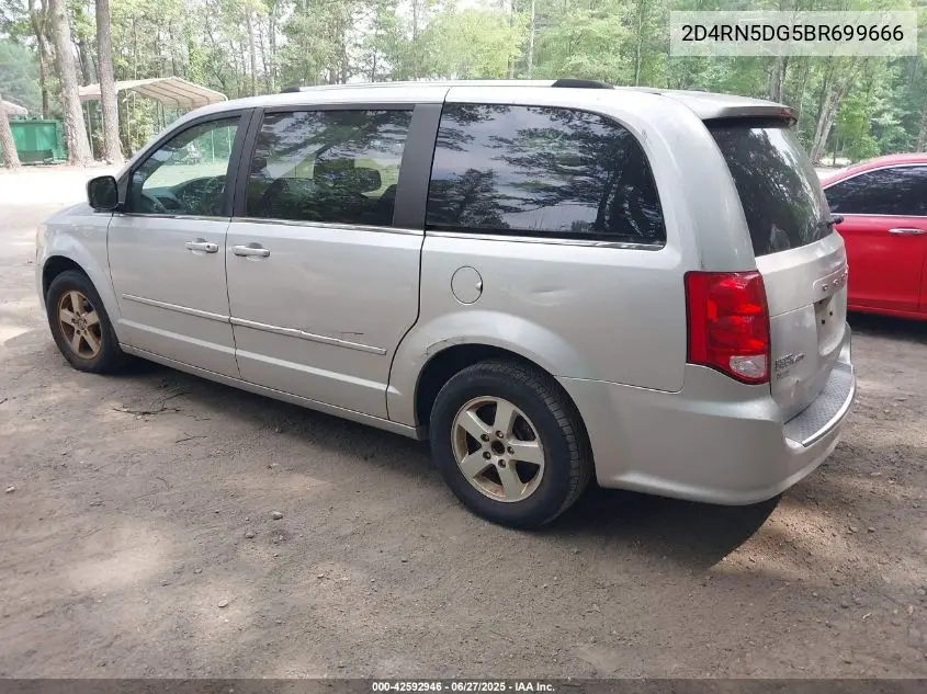2011 Dodge Grand Caravan Crew VIN: 2D4RN5DG5BR699666 Lot: 42592946